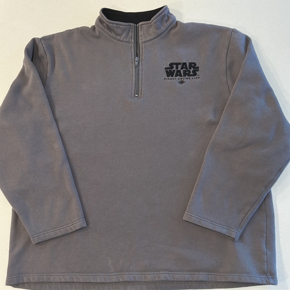 Disney Cruise Line Star Wars 3/4 zipper medium weight sweatshirt